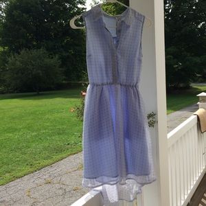 NWT chiffon button up dress with pockets